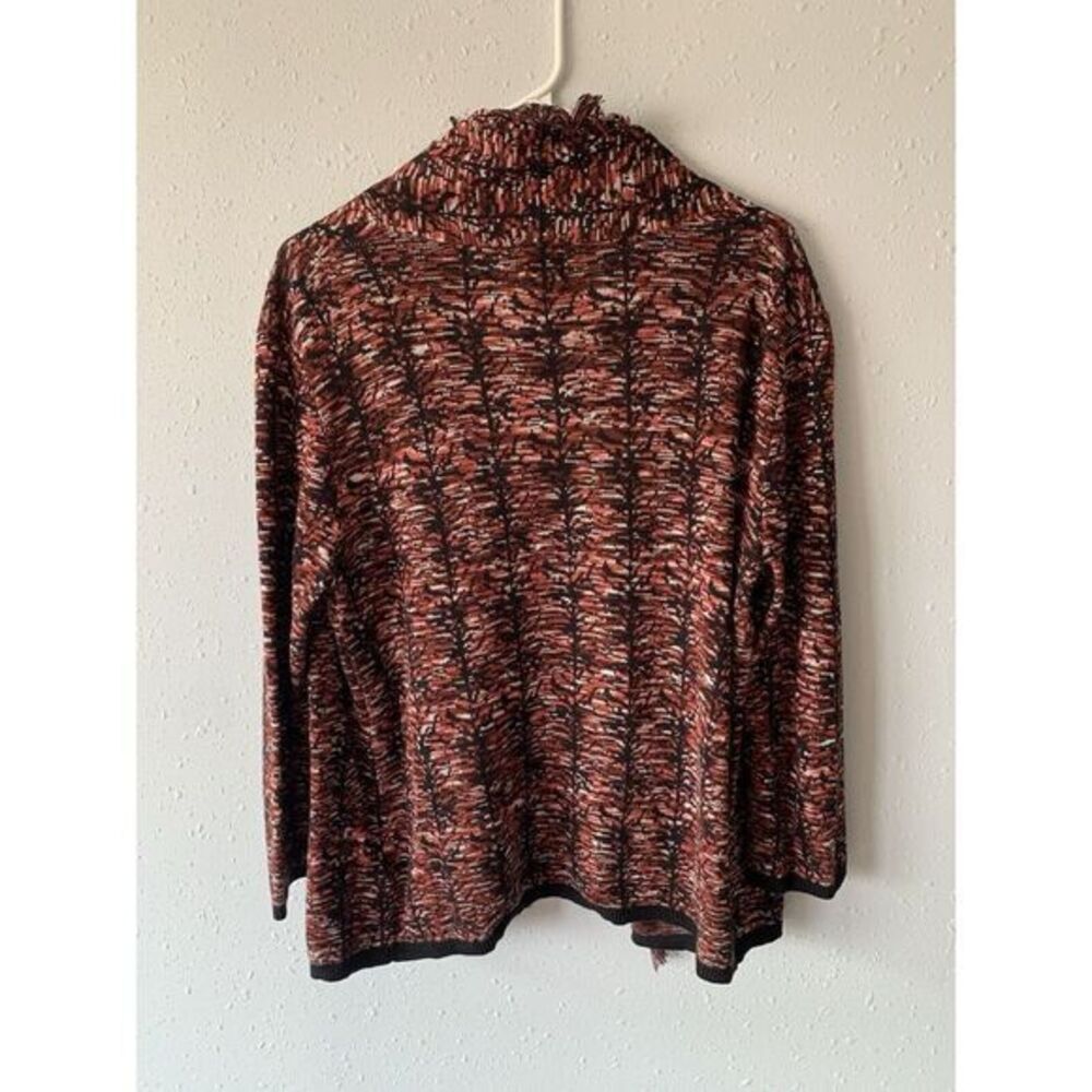 Ruby Rd.‎ Medium Women's Cardigan Sweater With Fringe - Picture 2 of 6